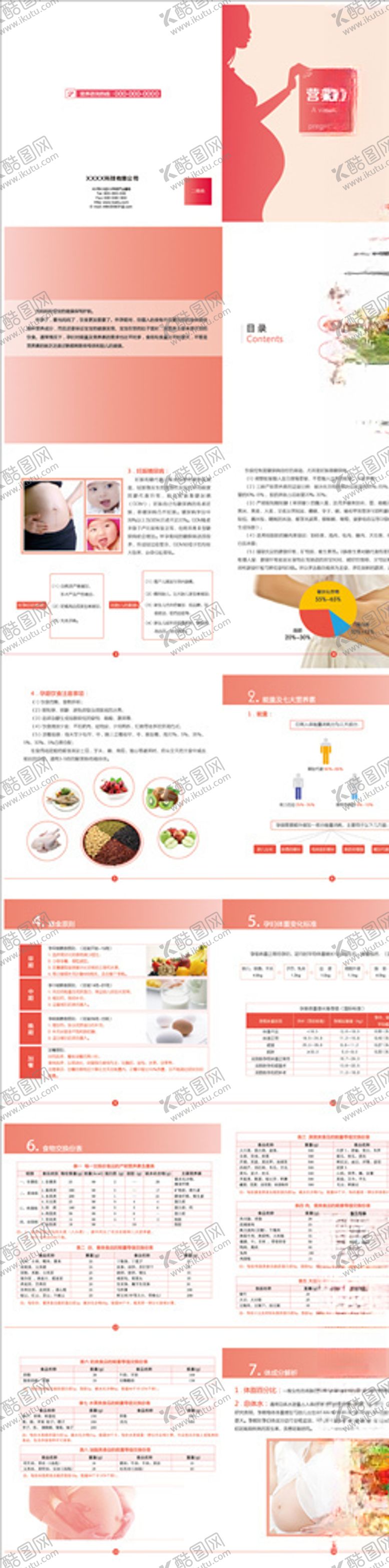 编号：29441307122347478135【酷图网】源文件下载-母婴营养手册