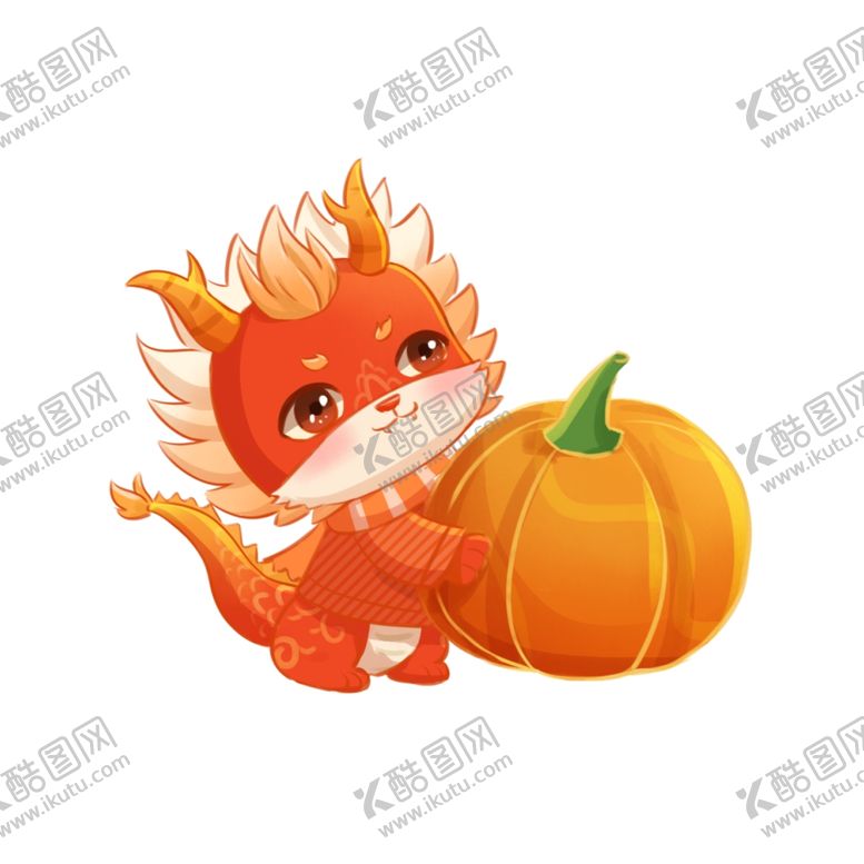 编号：31664711301910385655【酷图网】源文件下载-龙抱南瓜
