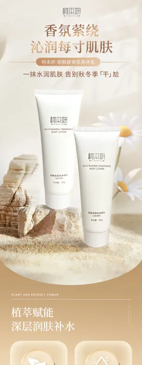香氛身体乳详情页
