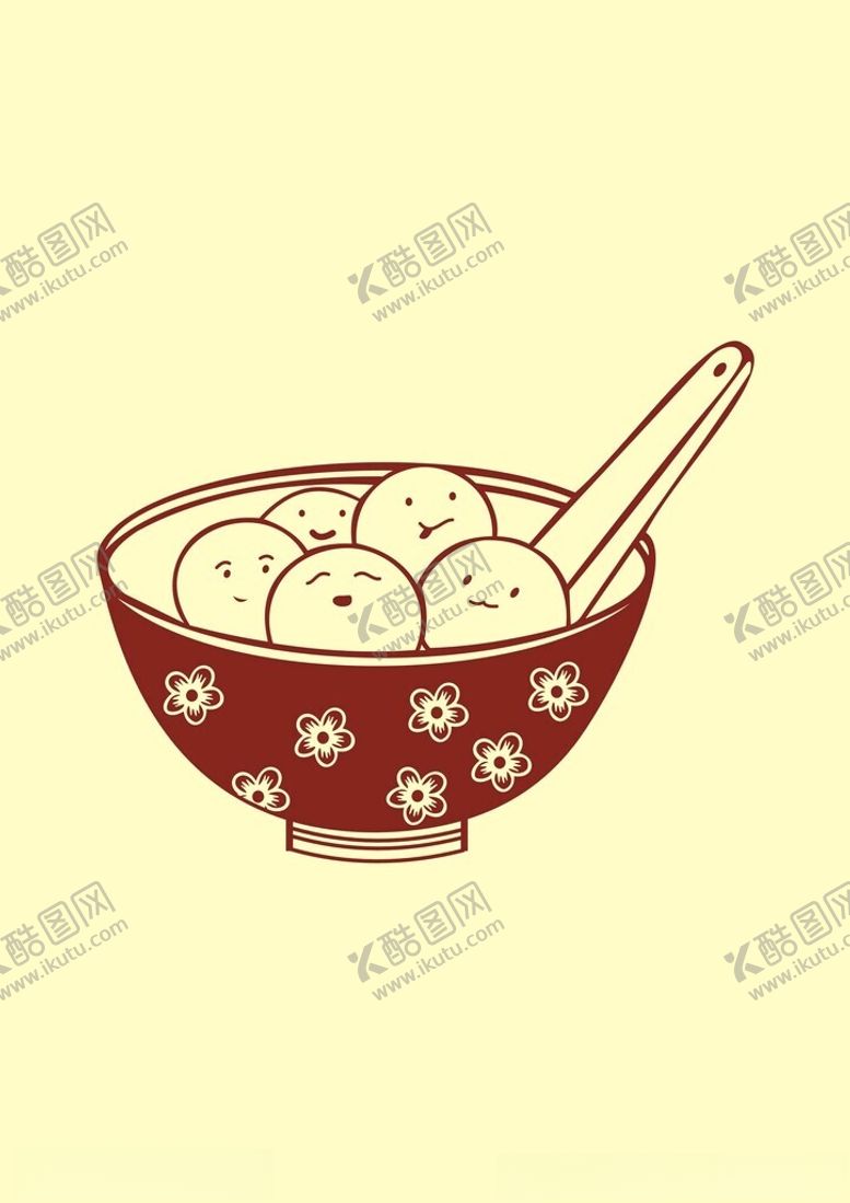 编号：90533702211053212590【酷图网】源文件下载-中秋元宵汤圆剪影