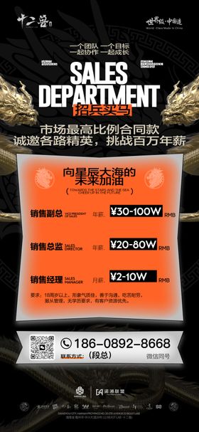 酒吧招聘海报募夜店