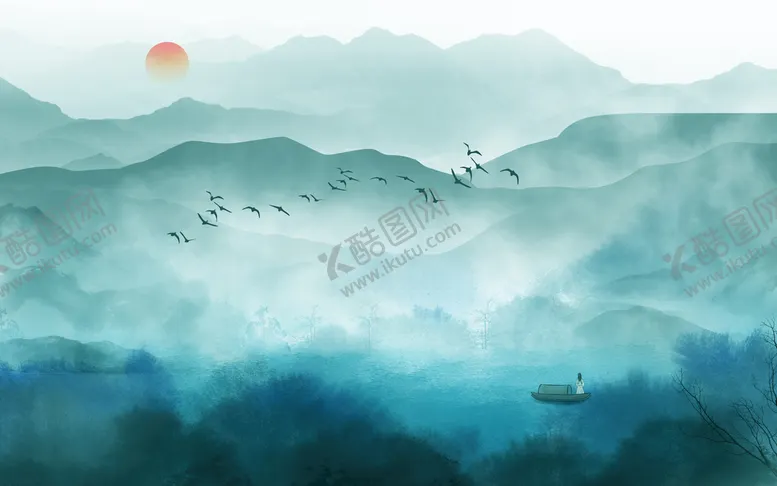 编号：49762109200530334206【酷图网】源文件下载-中式装饰画          