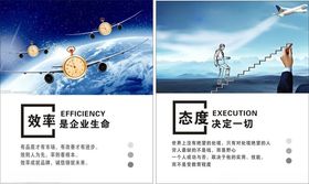 企业团队态度宣传牌