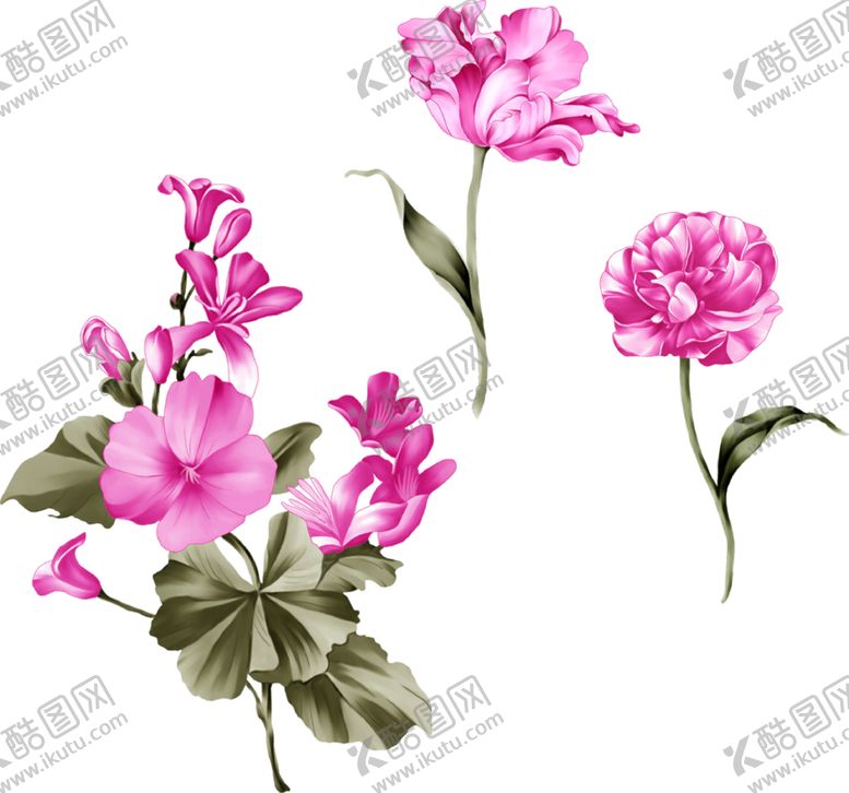 编号：47826405081022572385【酷图网】源文件下载-手绘花