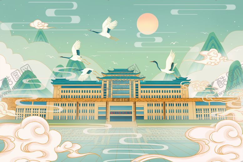编号：45079209280724114239【酷图网】源文件下载-中国风山水画