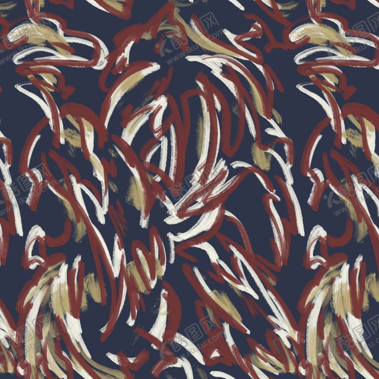 编号：82850501050218011655【酷图网】源文件下载-大牌抽象多彩线条图案