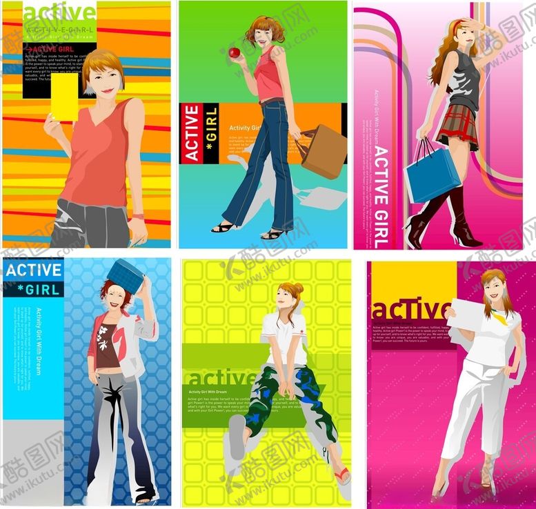 编号：53814811171201534918【酷图网】源文件下载-时尚模特穿搭展示