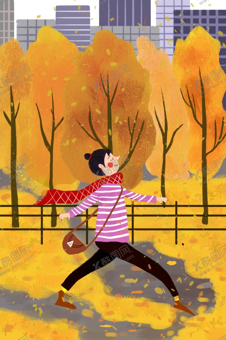 编号：79023509092124135758【酷图网】源文件下载-立秋插画