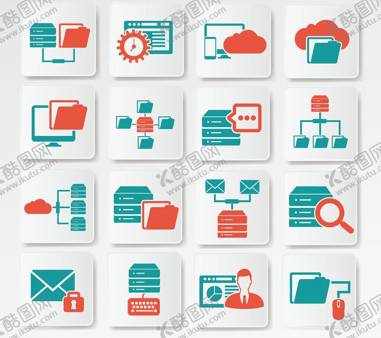 编号：81776004012222149174【酷图网】源文件下载-科技图标集合