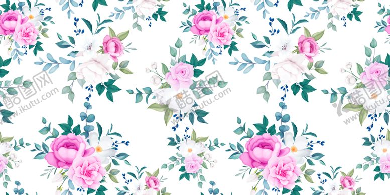 编号：75624110170925017620【酷图网】源文件下载-粉色花卉图案背景