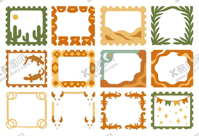 编号：12416611021348327314【酷图网】源文件下载-卡通边框相框