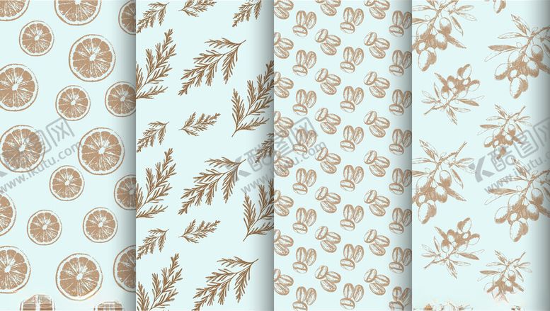 编号：97873711151509568175【酷图网】源文件下载-复古花卉图案