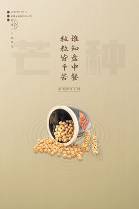芒种海报宣传节日节气节气