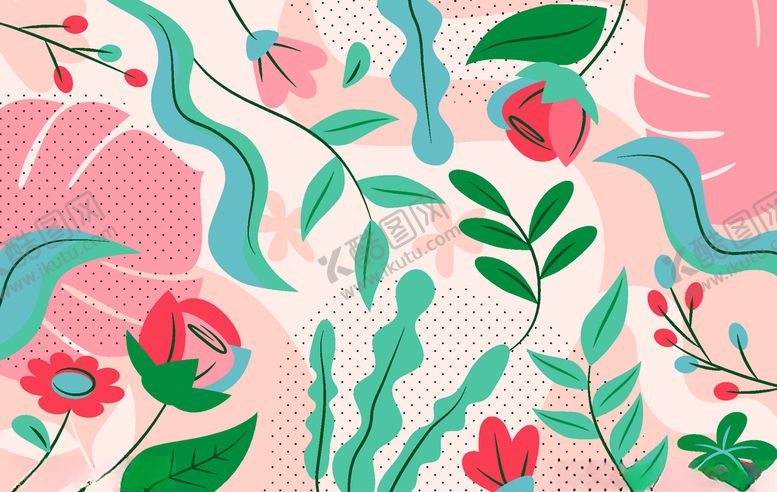 编号：29975810111356309607【酷图网】源文件下载-叶子背景