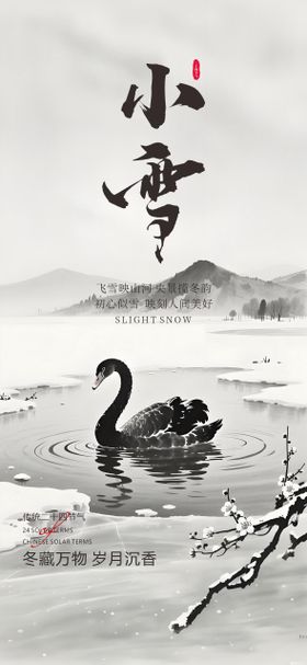 中国传统节气24节气小雪大雪