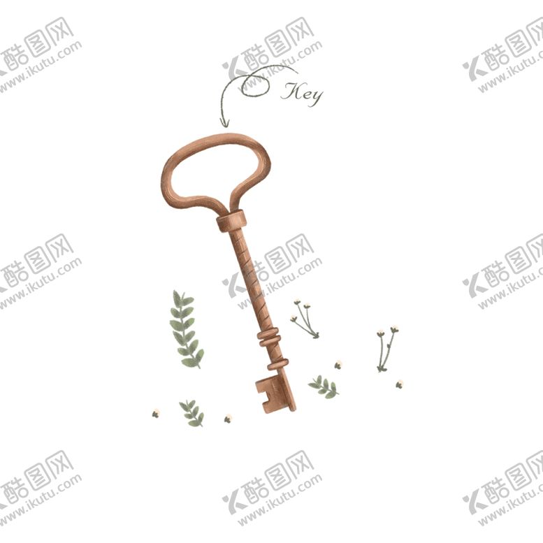 编号：33664109301750484547【酷图网】源文件下载-手绘钥匙