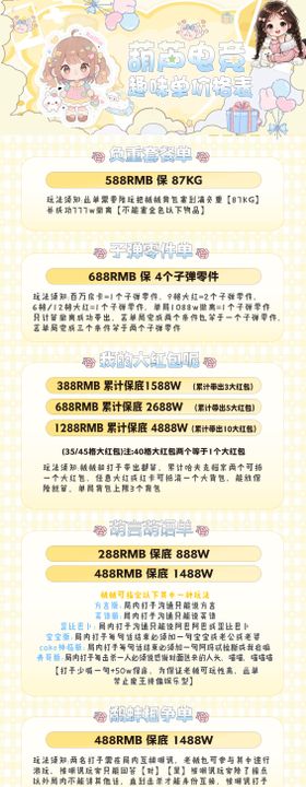 三角洲行动游戏价格表活动长图海报