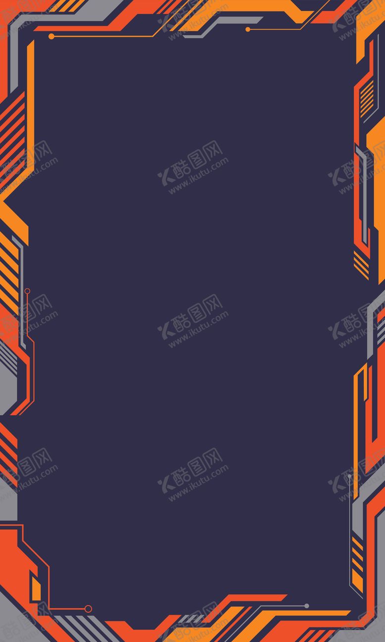 编号：42844102232322351375【酷图网】源文件下载-科技线条边框