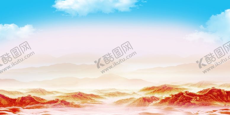 编号：80105310130157258827【酷图网】源文件下载-长城背景