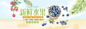 新鲜水果美食BANNER