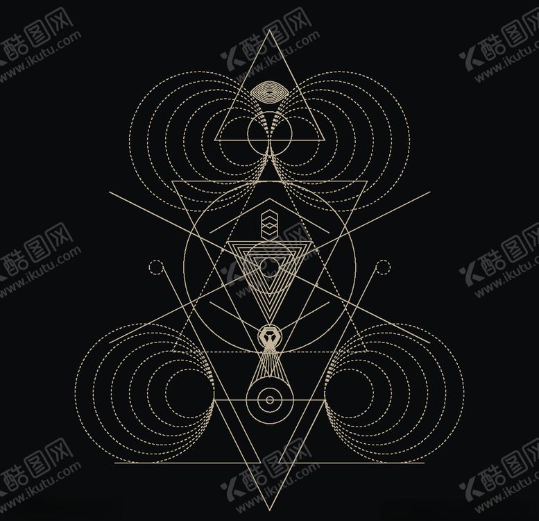 编号：95157910281733401263【酷图网】源文件下载-创意几何背景花纹