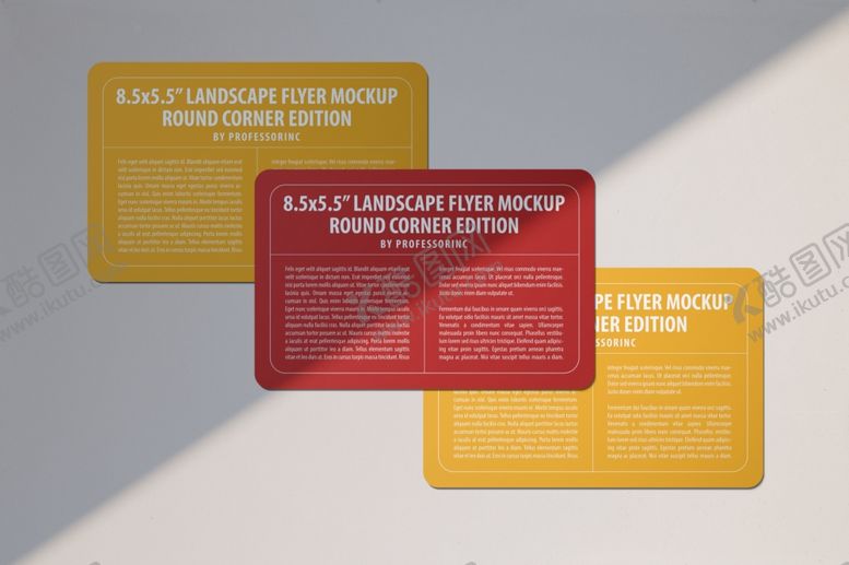 编号：78763509211405435242【酷图网】源文件下载-宣传单样机