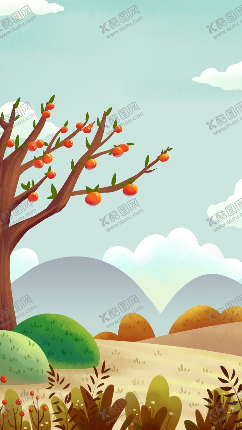 编号：10364609290836082017【酷图网】源文件下载-秋季节气创意插画