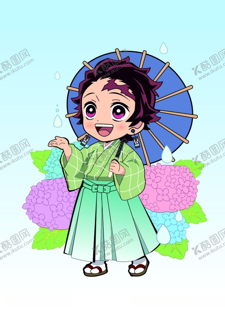 编号：99276307071409528727【酷图网】源文件下载-卡通Q版动漫二次元电动摩托车贴