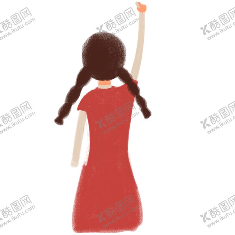 编号：87084005142014544360【酷图网】源文件下载-彩绘人物背影
