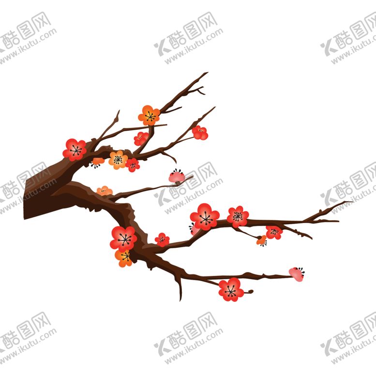 编号：62641005161441261893【酷图网】源文件下载-中国风水墨梅