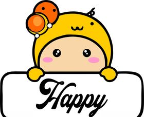 可爱女孩对话框