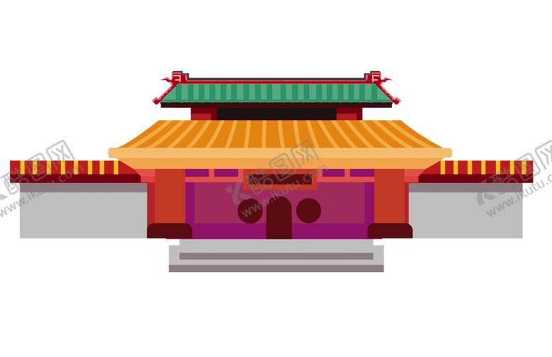 编号：29954010081244397623【酷图网】源文件下载-手绘古建筑