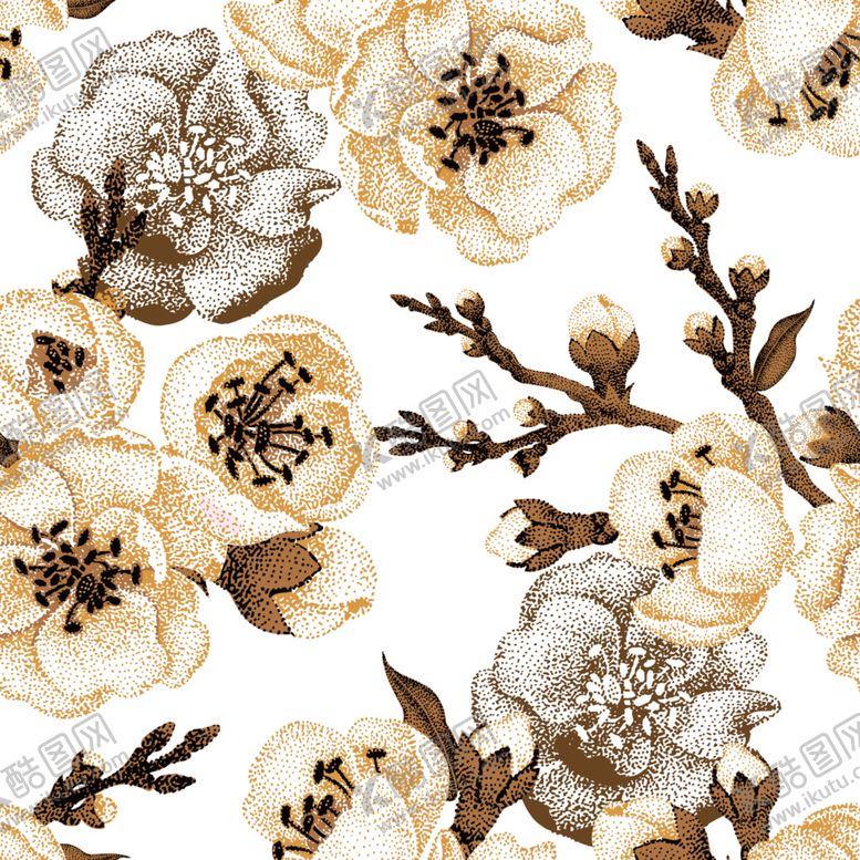 编号：56087907050744109099【酷图网】源文件下载-花朵图案