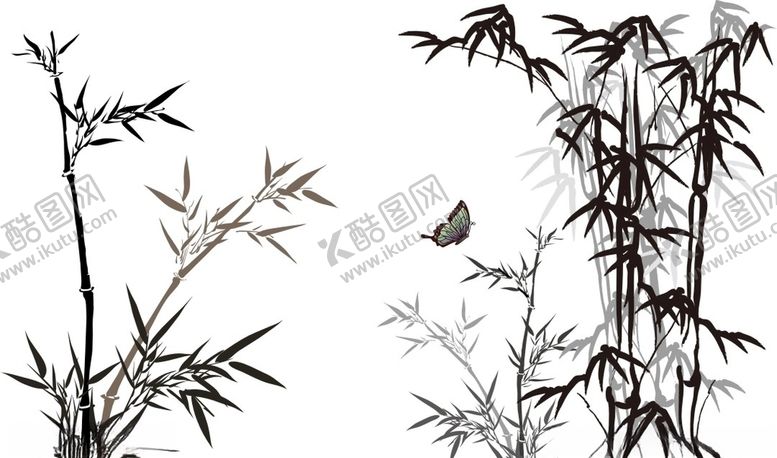 编号：72634209120504235273【酷图网】源文件下载-矢量竹子