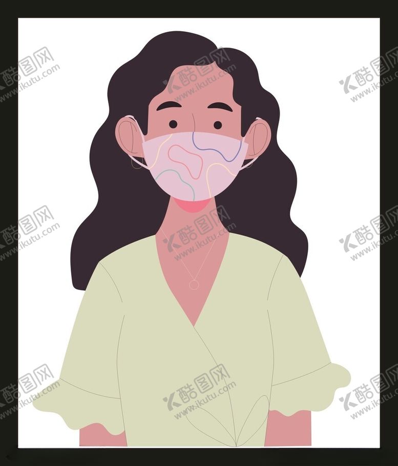 编号：45107102022322289408【酷图网】源文件下载-卡通女孩头像