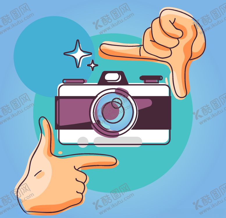 编号：59678309270401227297【酷图网】源文件下载-卡通照相机