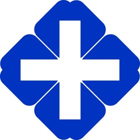医院十字蓝色十字
