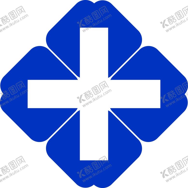 编号：48061605031337336226【酷图网】源文件下载-医院十字蓝色十字