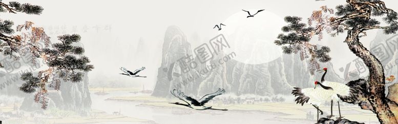 编号：67209010032239036850【酷图网】源文件下载-水墨山水