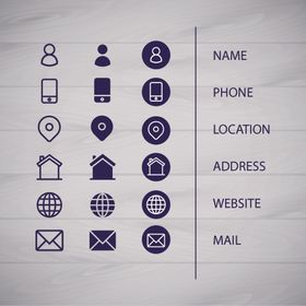 名片标识卡片标识图片