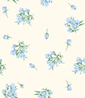 小碎花卉数码朵印