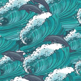海浪波浪波纹