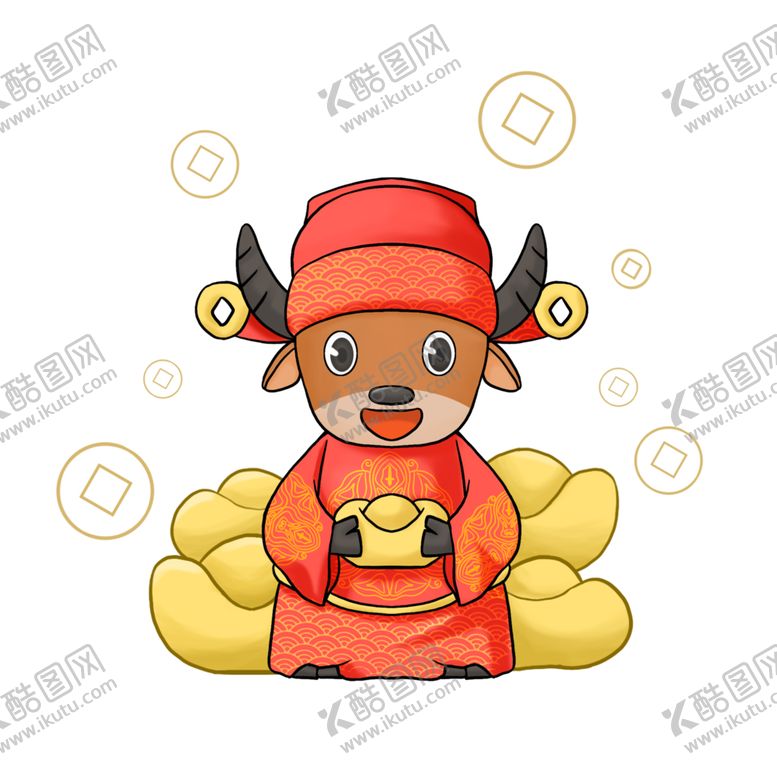 编号：95669010030437555463【酷图网】源文件下载-卡通牛形象