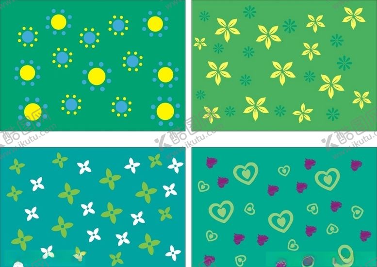 编号：84542309300123433475【酷图网】源文件下载-幽深配色花纹底图