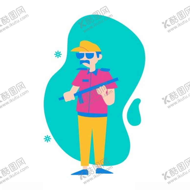 编号：13025303242130529754【酷图网】源文件下载-扁平化人物