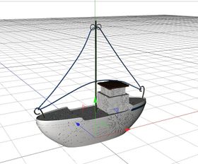 C4D模型轮船