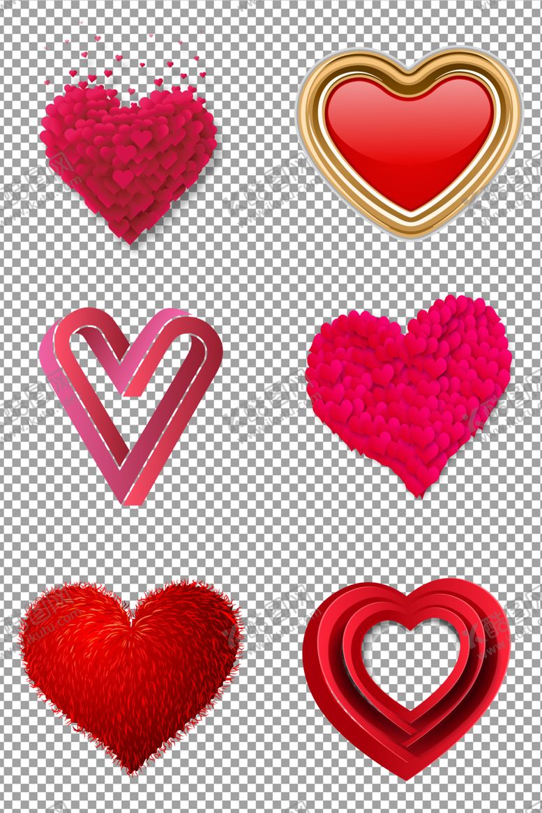 编号：38829409150808007732【酷图网】源文件下载-爱心元素