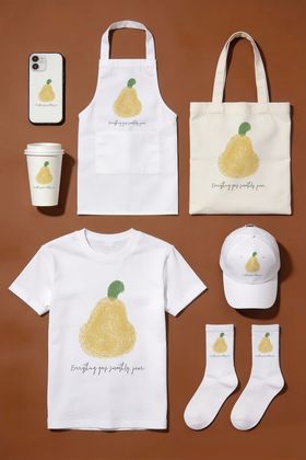 梨子图案时尚周边产品