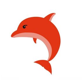 海豚插画