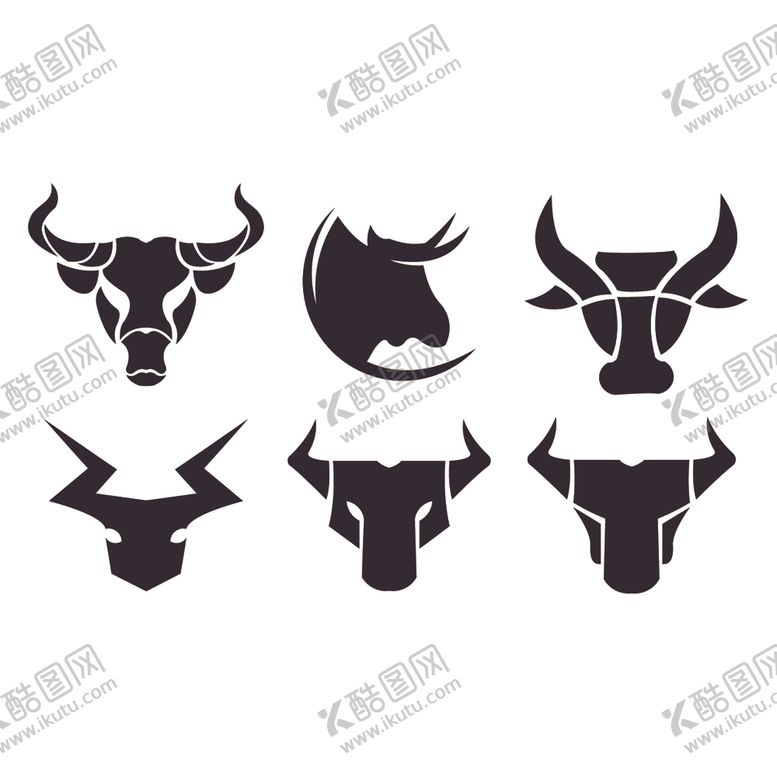 编号：24218310140545075703【酷图网】源文件下载-公牛图标